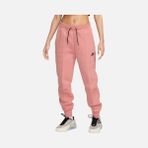Nike Sportswear Tech Fleece Mid-Rise Kadın Eşofman Altı Fb8330 Dar Paça Rahat Tasarım - Pembe