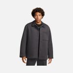 Nike Sportswear Tech Fleece Shacket Unlined Full Buttoned Bol Kesim Erkek Koyu Gri Ceket FZ7566-060