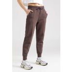 Nike Sportswear Tech Fleece Standart Fit Mid Rise Jogger Brown Kadın Eşofman Altı Kahverengi