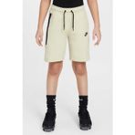 Nike Sportswear Tech Fleece Unisex Kid's Short Çocuk Fermuar Cepli Şort Krem