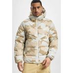 Nike Sportswear Therma Fit Kamuflaj Erkek Kapüşonlu Mont Krem - Mavi