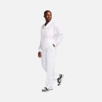 Nike Sportswear Uv High-Waisted Open-Hem Zip Yüksek Belli Fermuarlı Paça Kadın Beyaz Eşofman Altı FV7638