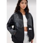 Nike Street Woven Oversize Jacket Bol Kalıp Siyah Kadın Spor Ceket HJ0176-060 - XS