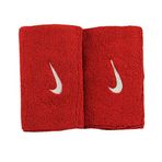 Nike Swoosh Doublewide Wristbands 2 Pk Varsıty Red/Whıte Bileklik