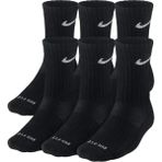 Nike SX4446-001 Dri-Fit Cushioned Crew Orta Boy Siyah-Beyaz Erkek Çorap