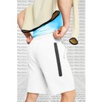Nike Tech Fleece Mens Shorts White Erkek Beyaz Şort