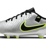 Nike Tiempo Legend 10 Academy erkek futbol ayakkabısı metalik gümüş/BLAC, Gümüş Neon Sarı Siyah, 41 EU