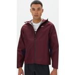 Nike Trail Running Grotex Packable Hoodie Erkek Su Geçirmez Kapüşonlu Çantaya Dönüşebilen Reflektörlü Koşu Ceketi Bordo