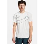 Nike Training Dri Fit Men's Tee Erkek Koşu Antrenman Tişörtü Krem
