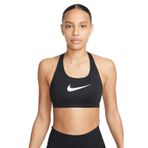 Nike Training Futura Swoosh Medium Support Sports Bra Kadın Spor Büstiyer Bra Siyah