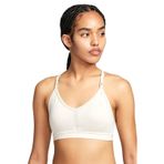 Nike Training Indy Dri Fit Light Support Bra Kadın Spor Sütyen Kırık Beyaz