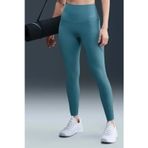 Nike Training Zenvy Dri Fit High Rise 7/8 Rib Leggings Kadın Fitilli Yüksek Bel Spor Tayt Yeşil
