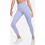 Nike Trainng Go Dri Fit Infinalock High Rise 7/8 Leggings 6 Cepli Toparlayıcı Yüksek Belli Reflektörlü Antrenman Taytı Açık Mor
