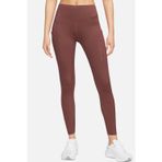 Nike Trainng Go Dri Fit İnfinaLock High Rise 7/8 Leggings 6 Cepli Toparlayıcı Yüksek Belli Reflektörlü Antrenman Taytı Kahverengi