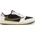 Nike Travis Scott X Wmns Air Jordan 1 Retro Low Og Sp 'Olive' Spor Ayakkabi