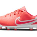 NIKE Üniseks Çocuk Jr. Legend 10 Academy Fg/Mg Futbol Ayakkabısı, Sıcak Lav Beyazı, 36.5 EU