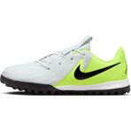 Nike Üniseks Çocuk Jr. Phantom GX 2 Academy TF Genç/Yaşlı Futbol Ayakkabısı, Metalik Gümüş Siyah Volt, 33.5 EU