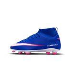 Nike Üniseks Çocuk Jr Superfly 10 Club Fg/MgSoccer Ayakkabı, Racer Blue White, 38.5 EU