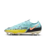Nike Üniseks Phantom Gt2 Elite Fg Futbol Ayakkabısı, Glacier Ice Black Yellow Strike, 46 EU