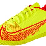 Nike Üniseks Vapor 14 Club IC futbol ayakkabısı, Volt Parlak Kızıl, 40 EU