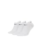 Nike Unisex Beyaz Çorap M Beden 3PPK VALUE NO SHOW (S,M,L Modeli