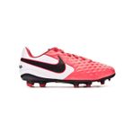 Nike Unisex Çocuk Legend 8 Akademi ug/Mg Futsal Ayakkabı, Lazer Crimson/Siyah-Beyaz, 4.5 UK