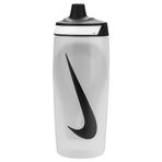 Nike Unisex Yetişkin Refuel Gri İçecek Şişesi, Doğal/Siyah/Siyah, Tek Beden
