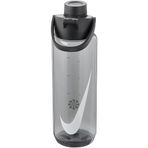 NIKE Unisex – Yetişkin Renew Recharge içecek şişesi, 5876 072 antrasit/siyah/beyaz, 700 ml