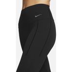 Nike Universa High Rise Full Length Leggings With No Front Seam Kadın Yüksek Bel Lazer Kesim Tayt Siyah