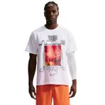 Nike Victor Wembanyama Max90 Erkek Beyaz Basketbol T-Shirt II0656-100