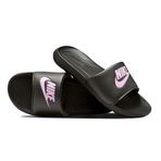 Nike Victori One Slide Siyah Metalik Kırmızı Bronz Kadın Sandalet