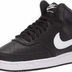 Nike Vision Mid Black White Kadın Spor Ayakkabı