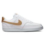Nike W Court Vision Kadın Beyaz Sneaker Ayakkabı Düz Tabanlı Sentetik Malzeme İle Rahat Tasarım DH3158-105 I-159