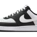 Nike W Court Vision Lo Nn kadın spor ayakkabısı, Black White, 37.5 EU