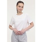 Nike W NK DF PRO SS CRP TEE Kısa Kollu Beyaz Kadın T-shirt
