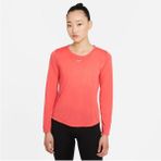 Nike W Nk One Df Ls Std Top Kadın Turuncu Antrenman Uzun Kollu Tişört DD0641-814 - Pembe