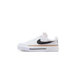 Nike Wmns Court Legacy Lıft Dm7590 100 Kadın Sneaker Ayakkabı Beyaz Siyah 36-40