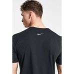 Nike Yoga Dri Fit Sports Men's T-Shirt Erkek Yoga Antrenman Tişört Siyah - L