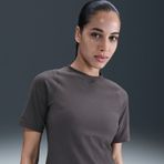 NIKE Zenvy Rib Dri-FIT SS Top Kadın Tişört HF2772-036