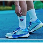 Nike Zoom Freak 5 Erkek Mavi Basketbol Ayakkabısı DX4985-402 - Mavi - Beyaz