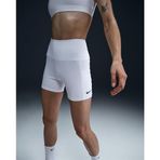 Nikecourt FZ6677-101 Dri-FIT Cepli Kadın Tenis Şortu - Beyaz