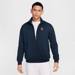 Nikecourt Heritage FZ6925-478 Erkek Tenis Ceketi - Lacivert