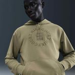 Nikecourt HM6759-276 Heritage Dri-FIT French Terry Erkek Tenis Kapüşonlu Sweatshirt - Zeytin Yeşili