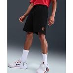 Nikecourt HM6768-010 Heritage Dri-FIT Fleece Erkek Tenis Şortu - Siyah