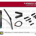 Niken 0390020208 530 mm 9 Aparatlı Muz Banana Tip Silecek