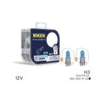 Niken 12v H3 55w Beyaz Işık Ampul Pk22s 5000k - Ekolmaks