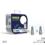 Niken 12V H3 55W Beyaz Işık Ampul Pk22s 5000K