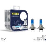 Nıken 12V H7 55W Beyaz Işık Ampul 5000K (2 Adet)