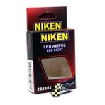 Niken 12V T10 Büyük Dipsiz Ampul 8 Led'li 2’li SET Beyaz Işık