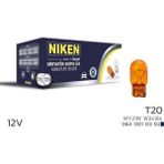 Niken 12V T20 Ampul (Wy21w) Amber W3x16s 10 Lu